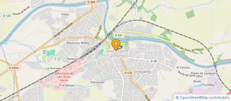 localisation de l'entreprise KB HAIR  SAINT-SULPICE-LA-POINTE