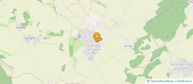 localisation de l'entreprise KB IMMOBILIER à COULOMBS-EN-VALOIS