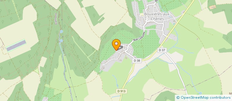 localisation de l'entreprise KB IMMOBILIER  BOUXIERES-AUX-CHENES