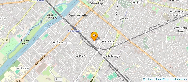 localisation de l'entreprise KB IMMOBILIER  SARTROUVILLE