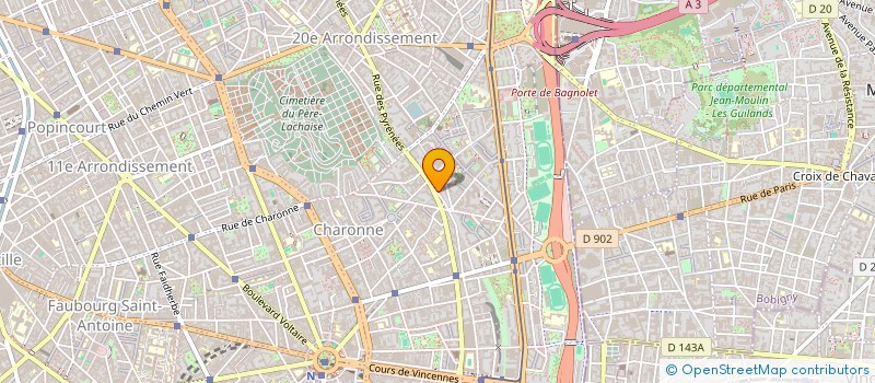 localisation de l'entreprise KB INTERNATIONAL à PARIS