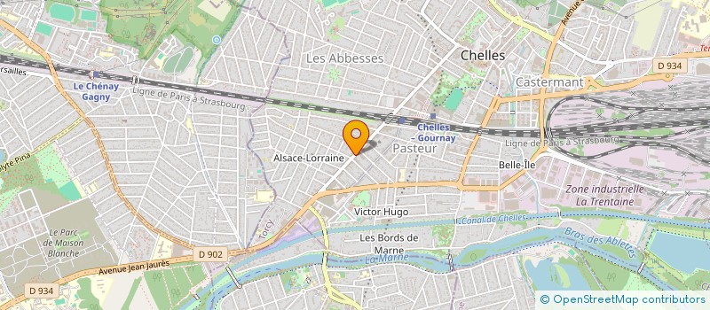 localisation de l'entreprise KB INVEST  CHELLES