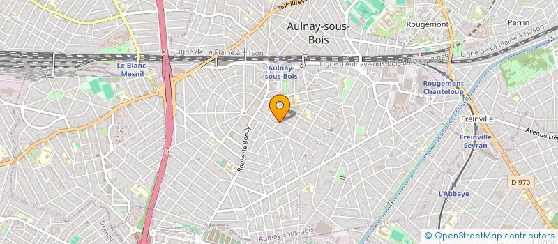 localisation de l'entreprise KB INVEST à AULNAY-SOUS-BOIS