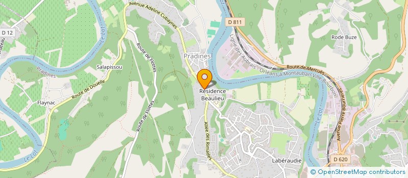 localisation de l'entreprise KB INVESTISSEMENTS  PRADINES