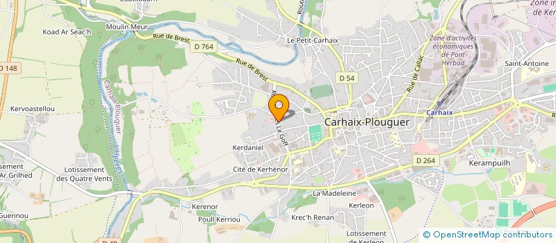 localisation de l'entreprise KB LE FOURNIL DU POHER à CARHAIX-PLOUGUER
