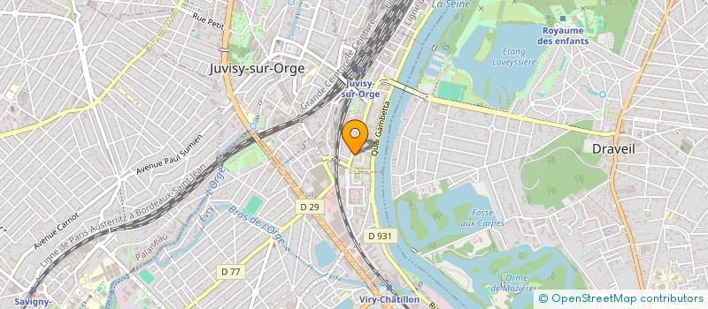 localisation de l'entreprise KB LOGISTIQUE à JUVISY-SUR-ORGE