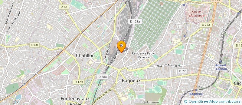 localisation de l'entreprise KB METAL à BAGNEUX