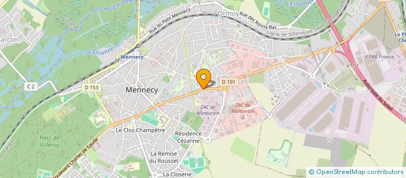 localisation de l'entreprise KB NAIL BEAUTY  MENNECY