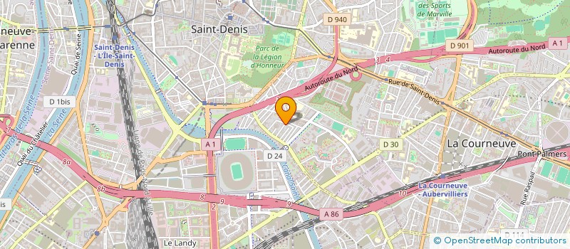 localisation de l'entreprise KB PRO  SAINT-DENIS