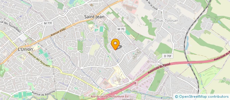 localisation de l'entreprise KB RESEAUX à SAINT-JEAN