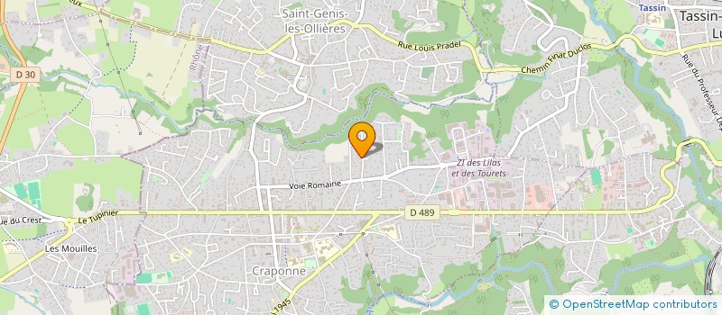 localisation de l'entreprise KB SERVICES  CRAPONNE