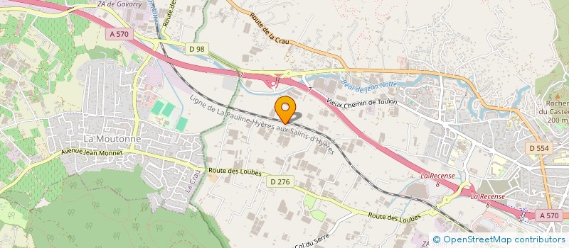 localisation de l'entreprise KB SERVICES à HYERES