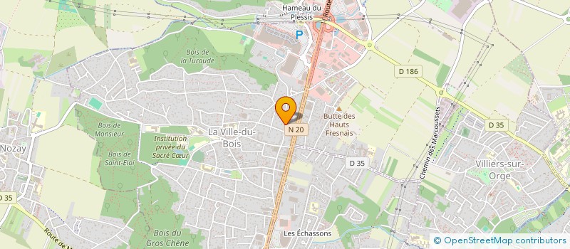 localisation de l'entreprise KB SERVICES à VILLE-DU-BOIS (LA)