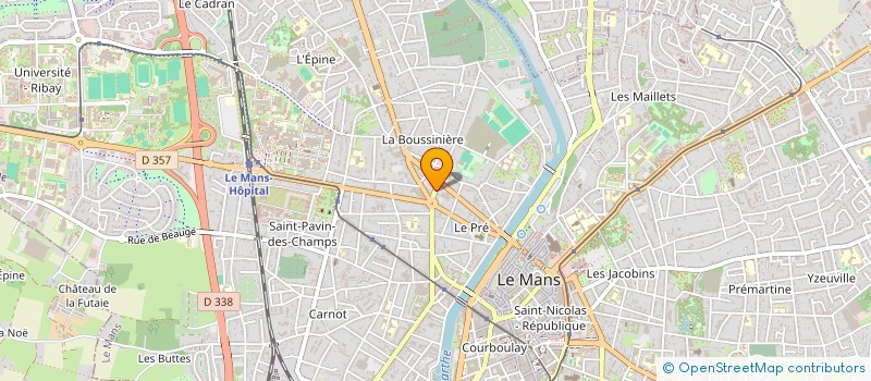 localisation de l'entreprise KB SERVICES EXPRESS à LE MANS