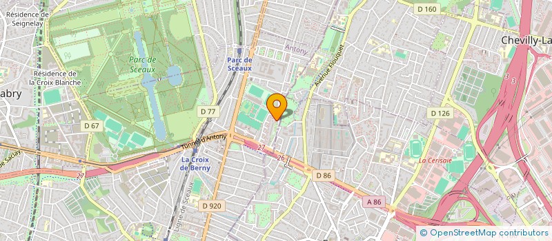 localisation de l'entreprise KB SERVICES SARL à ANTONY