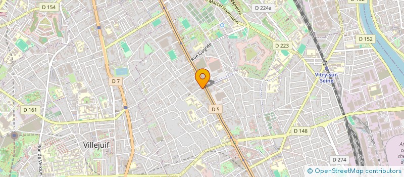 localisation de l'entreprise KB SOLS à VITRY-SUR-SEINE