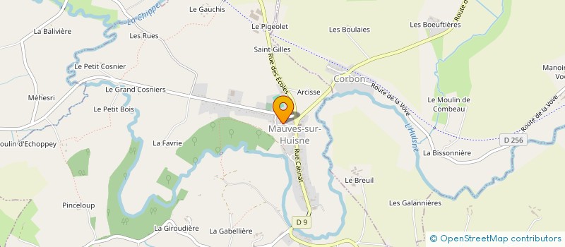 localisation de l'entreprise KB STORE à MAUVES-SUR-HUISNE
