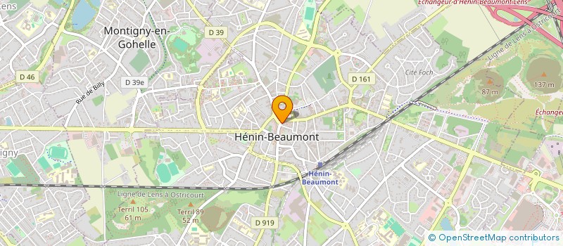 localisation de l'entreprise KB SUN à HENIN-BEAUMONT