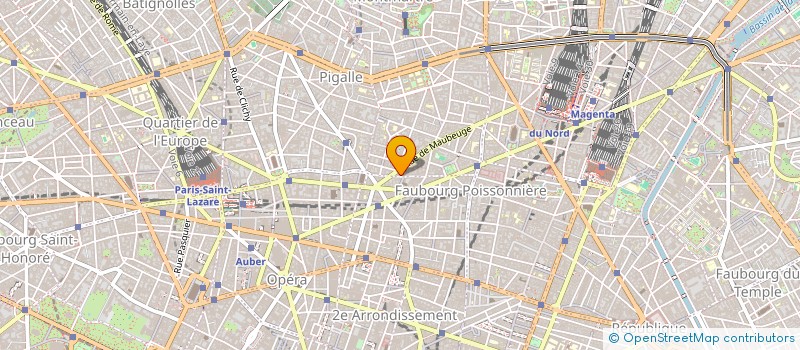 localisation de l'entreprise KB SUSHI LAMARTINE  PARIS