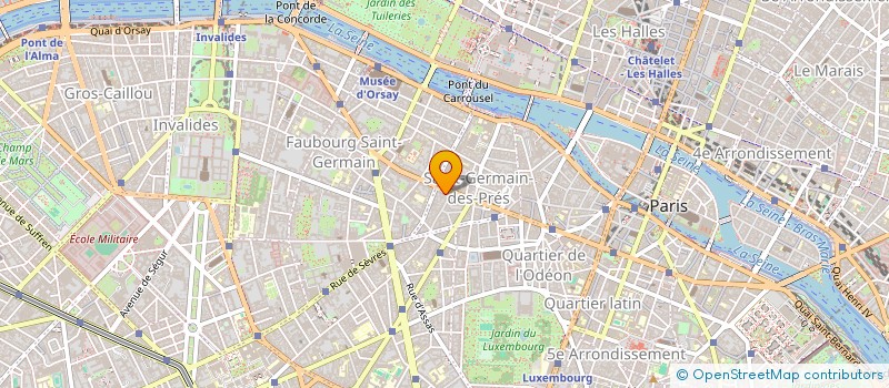 localisation de l'entreprise KB SUSHI SAINT GERMAIN  PARIS