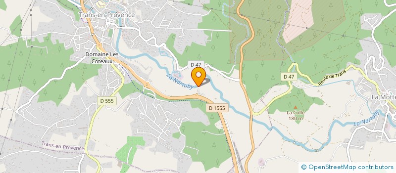 localisation de l'entreprise KB TAXI 83 à TRANS-EN-PROVENCE