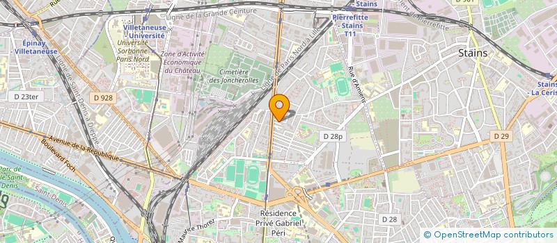 localisation de l'entreprise KB TRANSPORT à PIERREFITTE-SUR-SEINE