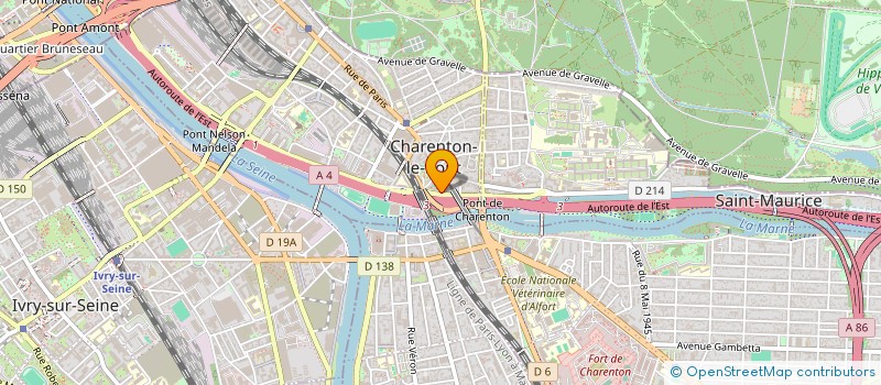 localisation de l'entreprise KB VISION à CHARENTON-LE-PONT