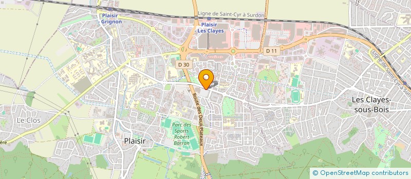 localisation de l'entreprise KB VTC PLAISIR  PLAISIR