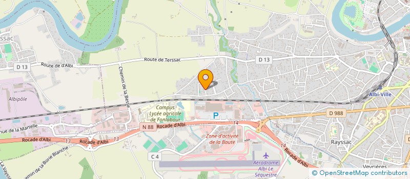 localisation de l'entreprise KB-WATT  ALBI