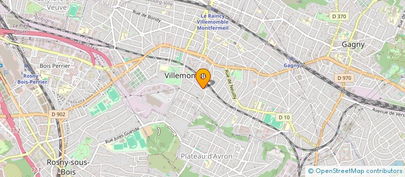 localisation de l'entreprise KB  XPERT  VILLEMOMBLE