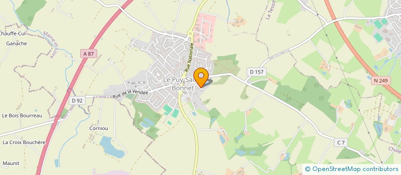 localisation de l'entreprise KB1  CHOLET
