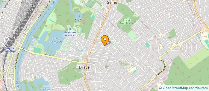 localisation de l'entreprise KB2 DATA CONSULTING à DRAVEIL