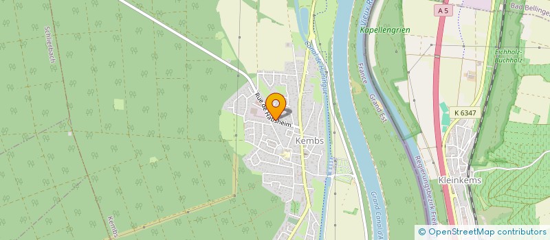 localisation de l'entreprise KB2F  KEMBS