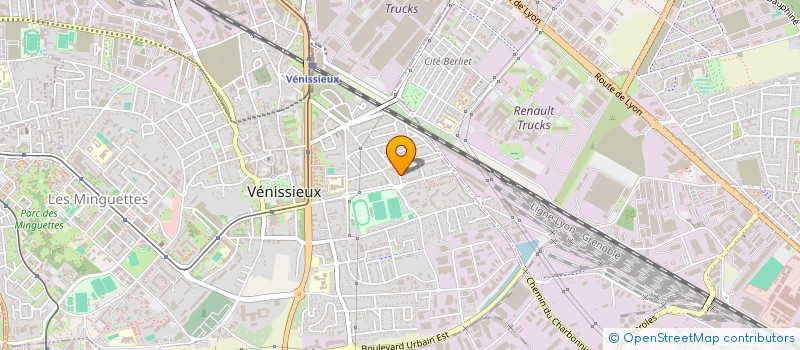 localisation de l'entreprise KB69 IMMO  VENISSIEUX