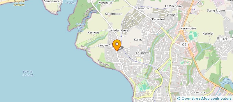 localisation de l'entreprise KBA-18 à CONCARNEAU