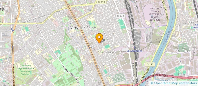 localisation de l'entreprise KBA à VITRY-SUR-SEINE