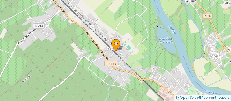 localisation de l'entreprise KBA ECO RENOV  VIRELADE