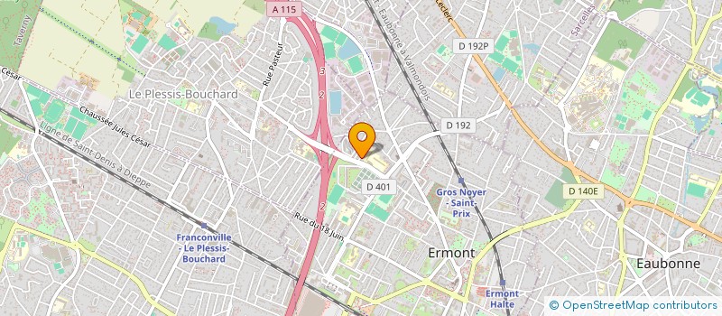 localisation de l'entreprise KBAH SERVICES  ERMONT