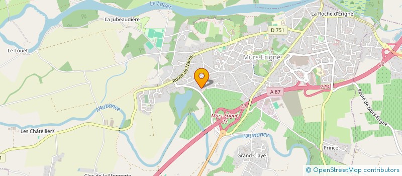 localisation de l'entreprise KBANE  MURS-ERIGNE