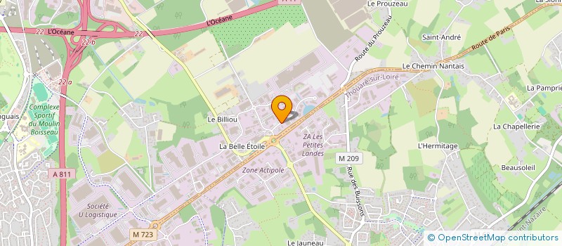 localisation de l'entreprise KBB  CARQUEFOU