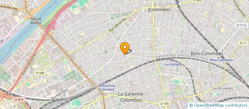 localisation de l'entreprise KBB à COLOMBES