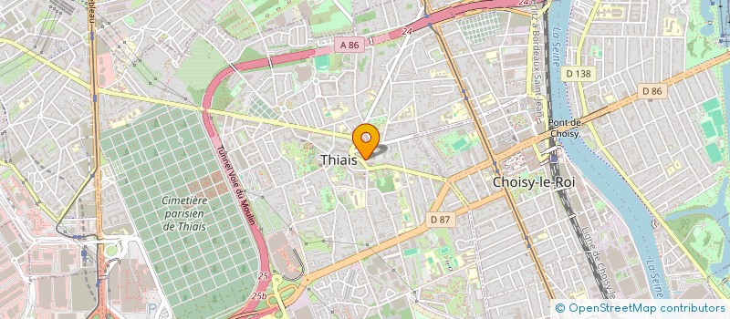 localisation de l'entreprise KBB à THIAIS