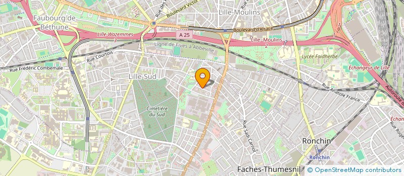 localisation de l'entreprise KBB à LILLE