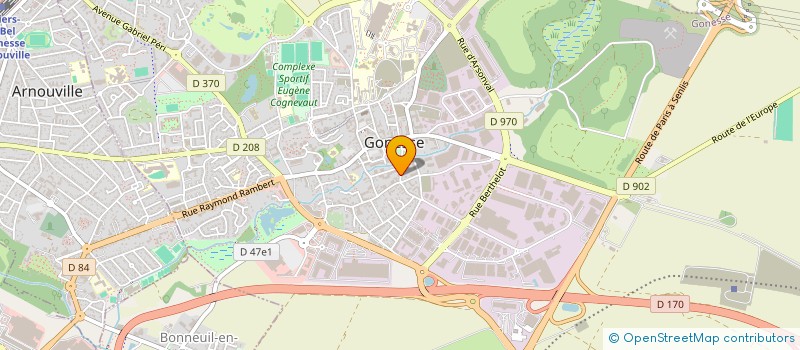 localisation de l'entreprise KBB FIBRE  GONESSE