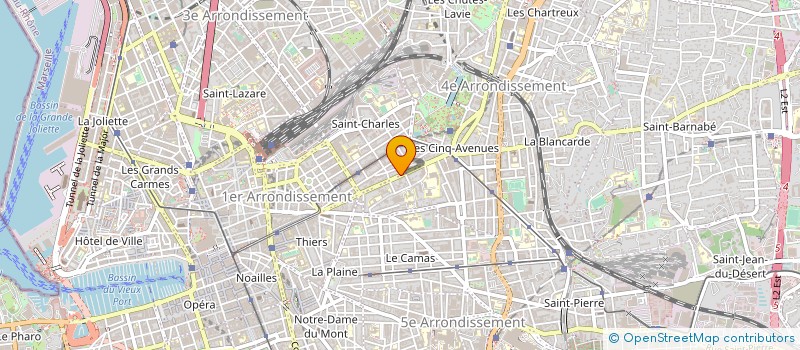 localisation de l'entreprise KBB ORTHOPEDIE à MARSEILLE
