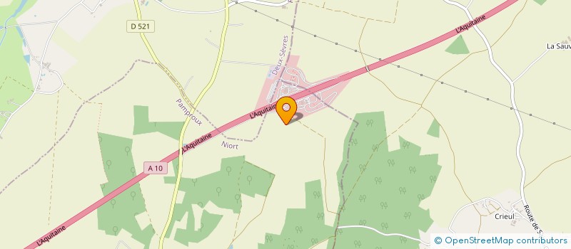 localisation de l'entreprise KBC DISTRIBUTION  PAMPROUX