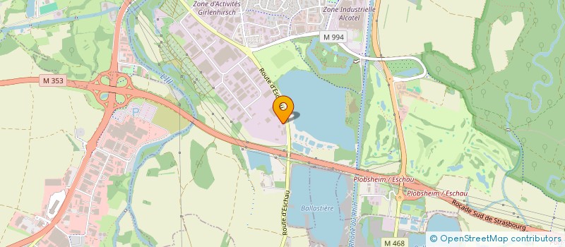 localisation de l'entreprise KBC SERVICES  ILLKIRCH-GRAFFENSTADEN