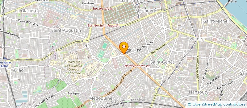 localisation de l'entreprise KBD  BORDEAUX