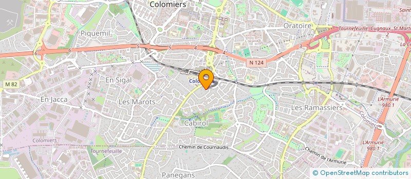 localisation de l'entreprise KBD06 à COLOMIERS