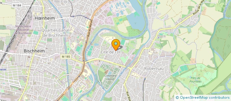 localisation de l'entreprise KBE ETANCHEITE à STRASBOURG